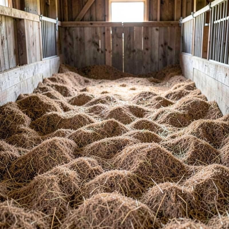 High EC coco peat used as animal bedding
