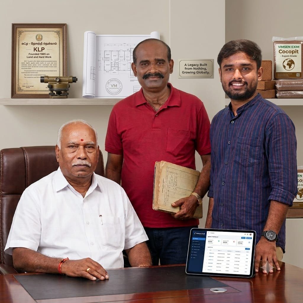 The Vimsen Exim family, Salem, Tamil Nadu
